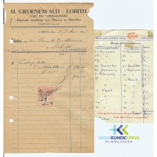 Nota L.Boys levering Voetballen 1948 Schoonmaken kleedkamers